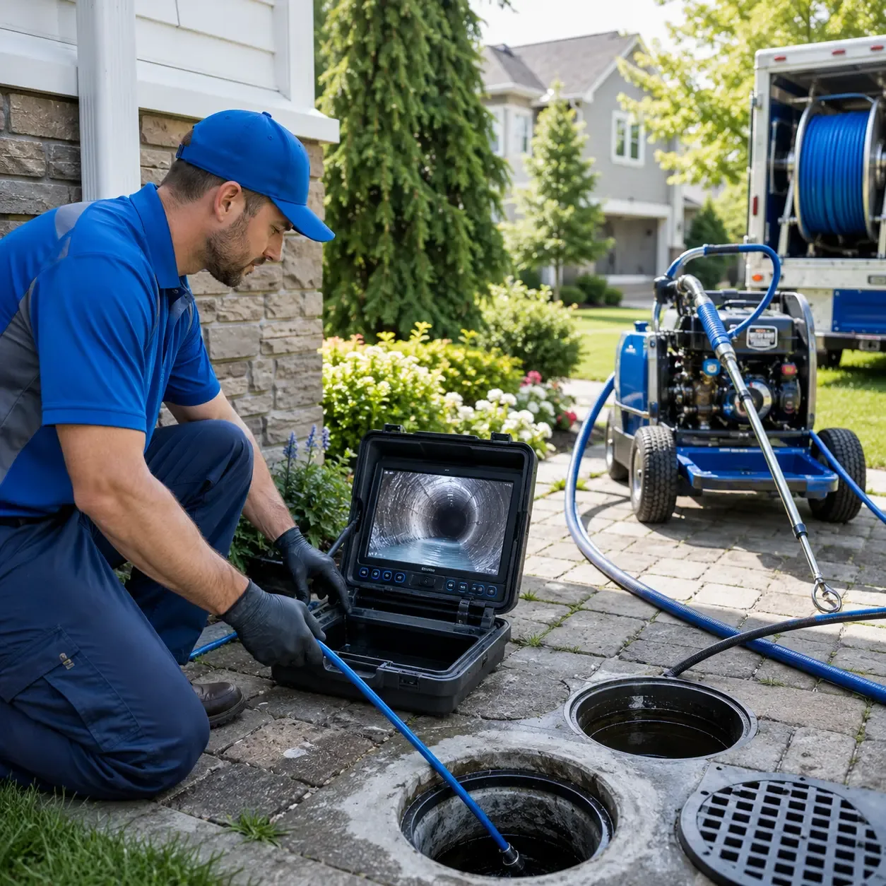 Outdoor drain cleaning professionals serving Roland, OK